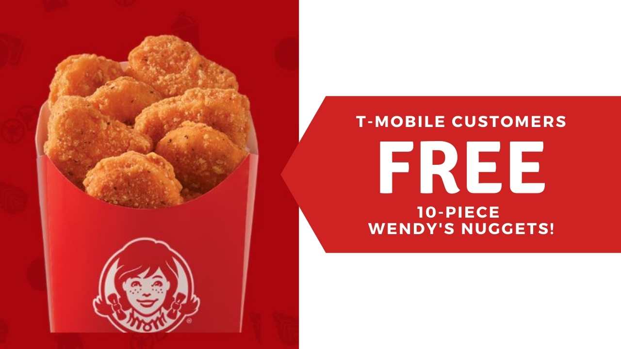 free wendy's 10-piece nuggets