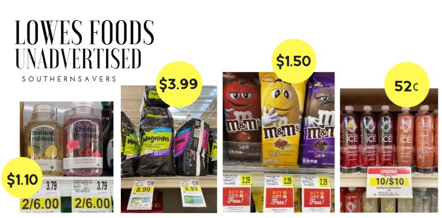 lowes foods unadvertised