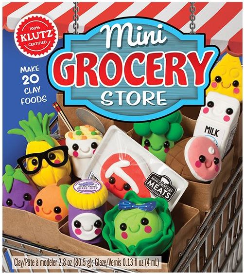 mini grocery store clay kit