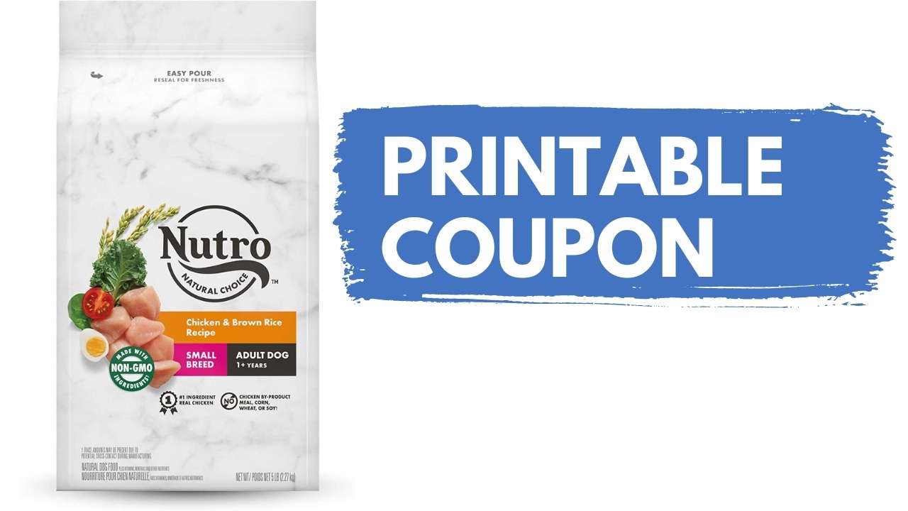 Nutro Natural Dog Food Coupons