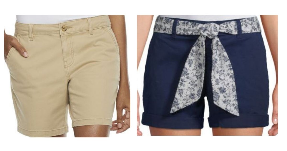JCPenney Women's Shorts for 11 (reg. 37) Southern Savers
