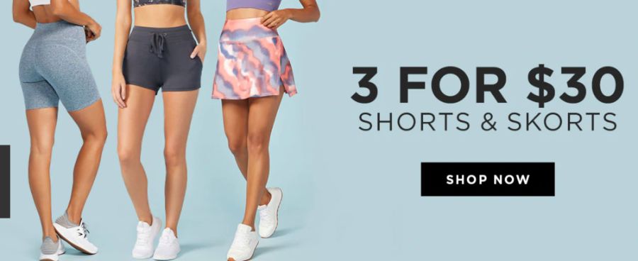 3 for $30 Marika Workout Shorts & Skorts + Free Shipping :: Southern Savers