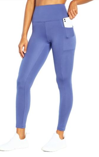 blue workout leggings