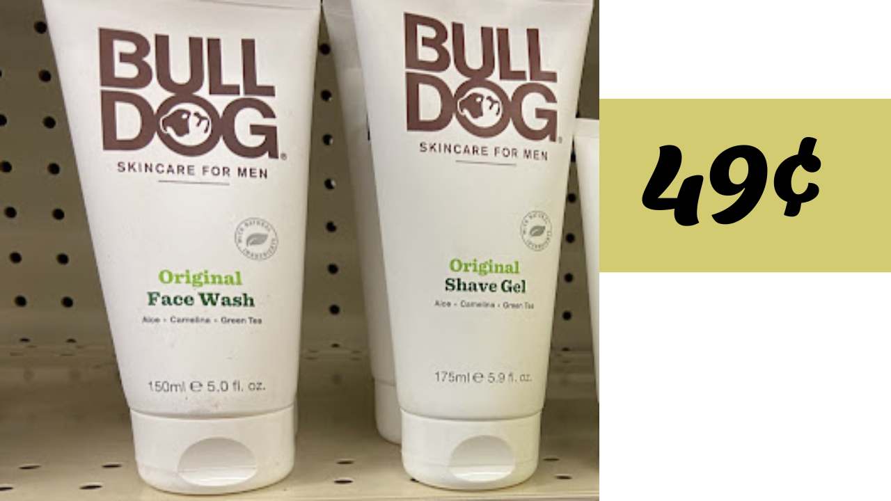 49¢ Bulldog Face Wash & Shave Gel at Walgreens Southern Savers