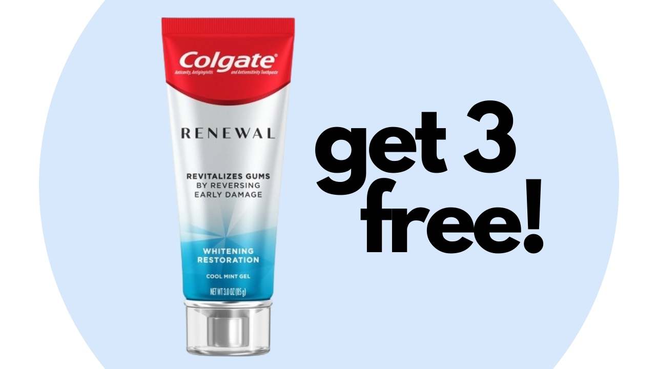 High-End Colgate Renewal Toothpaste | Get 3 FREE at Target :: Southern ...