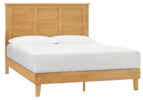 wooden shutter bed
