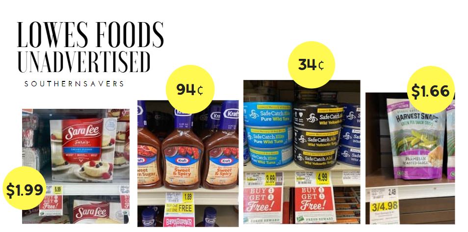 lowes foods unadvertised