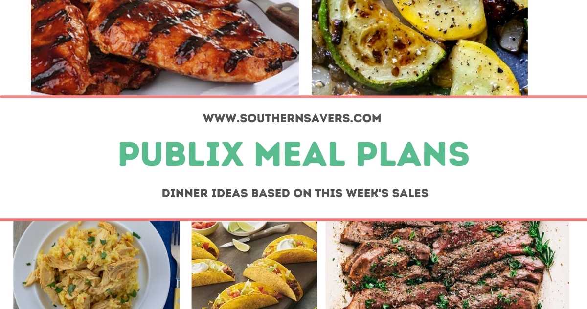 publix meal plans 6/23