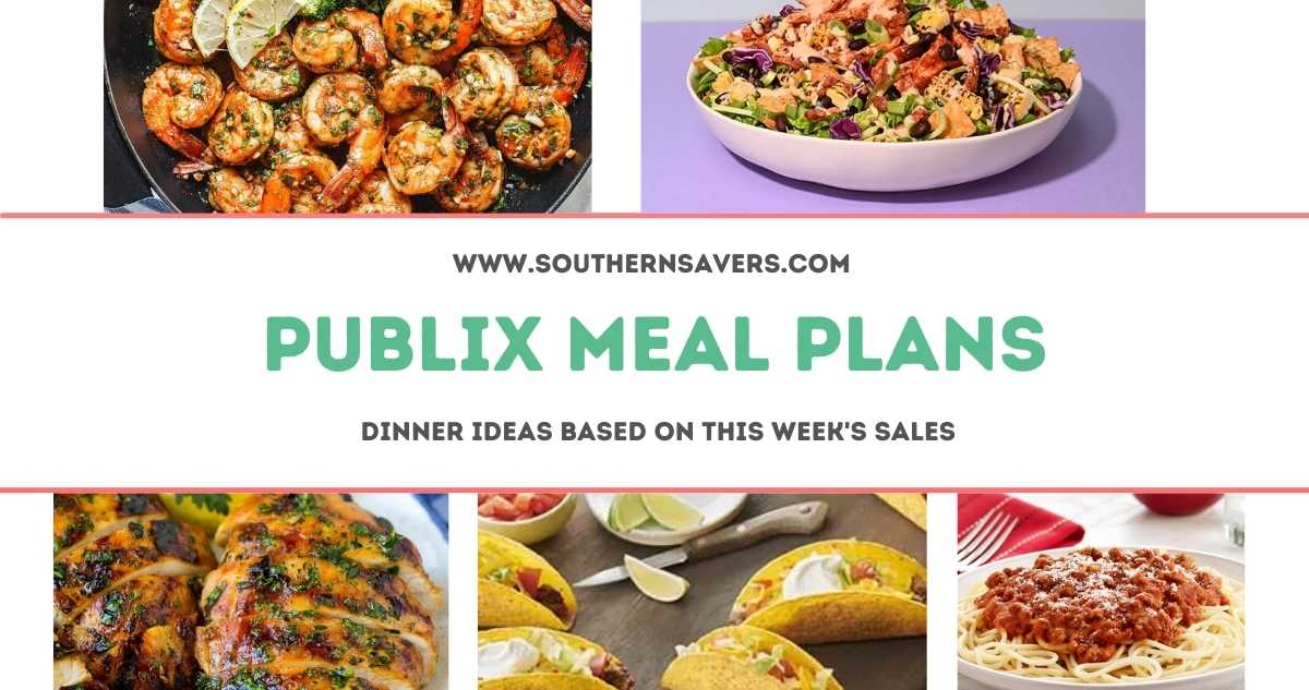 publix meal plans 6/9