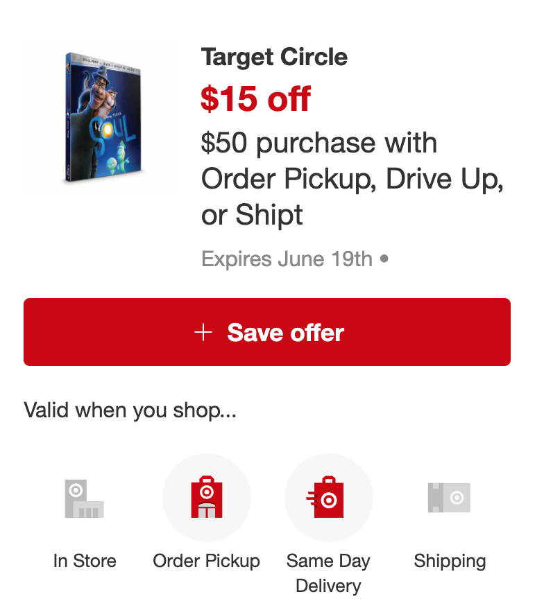 target circle offer