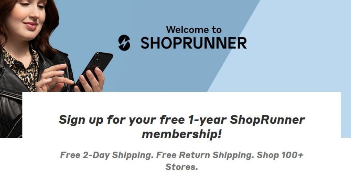 Free 1Year ShopRunner Membership Southern Savers