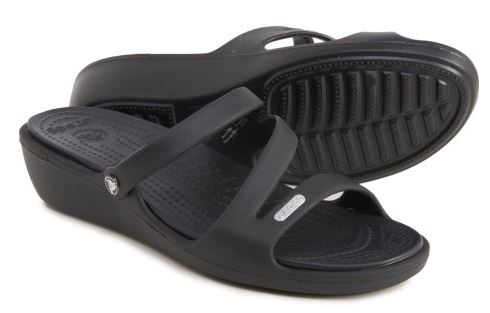 crocs wedge sandals