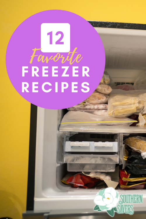 Fill your freezer with one of these 12 favorite freezer recipes from the Southern Savers kitchen: main dishes, desserts, and more!