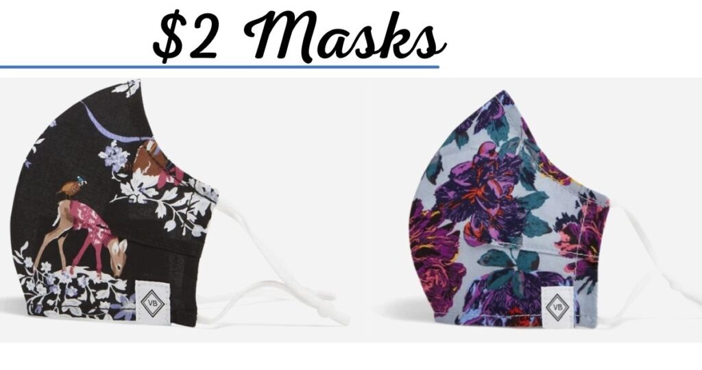 Vera Bradley Face Masks for 2 Shipped Southern Savers