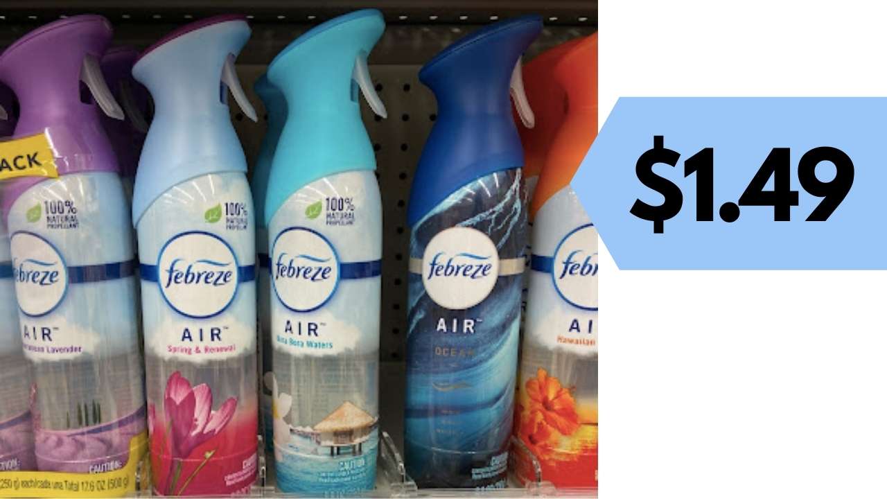 1.49 Febreze Air Freshener Kroger Mega Deal Southern Savers