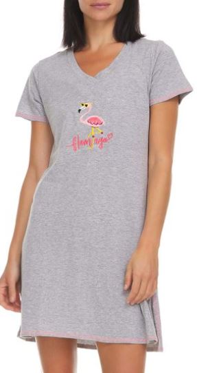 flamingo pajama dress