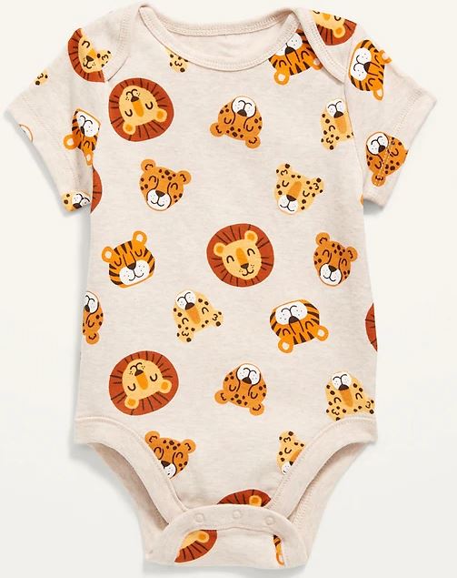 lion bodysuit for baby