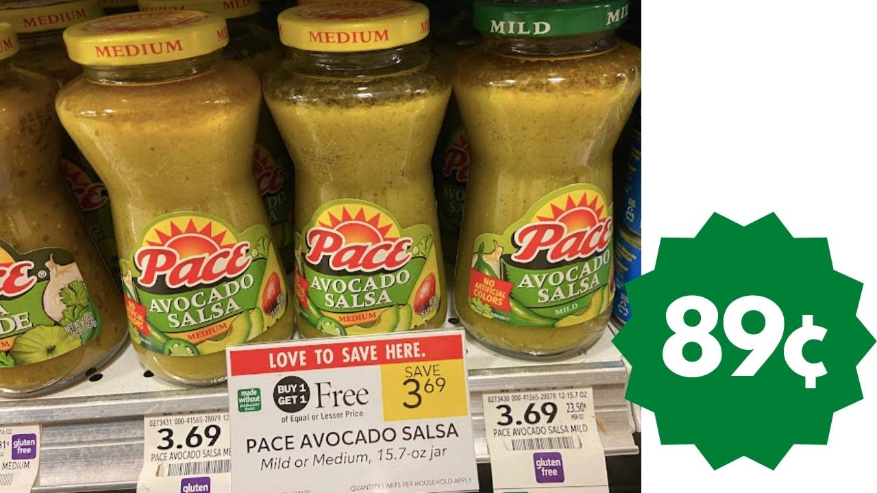 89¢ Pace Avocado Salsa (Save on Chunky Salsa & Picante, Too