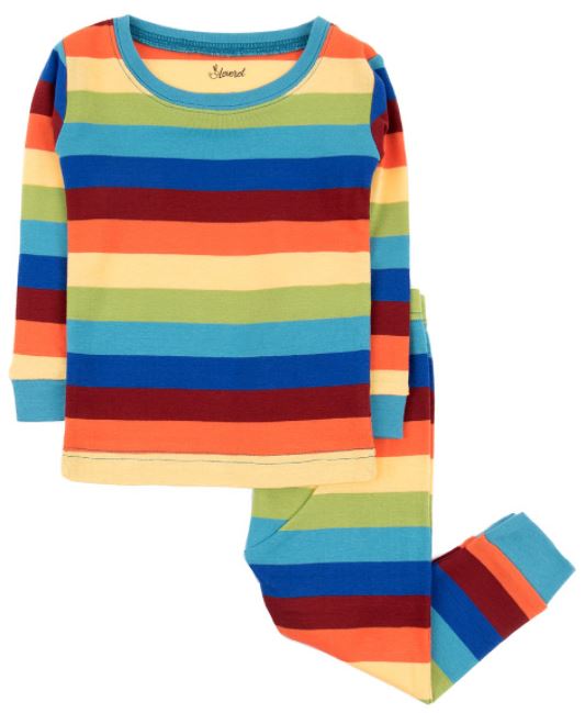 rainbow pajama set