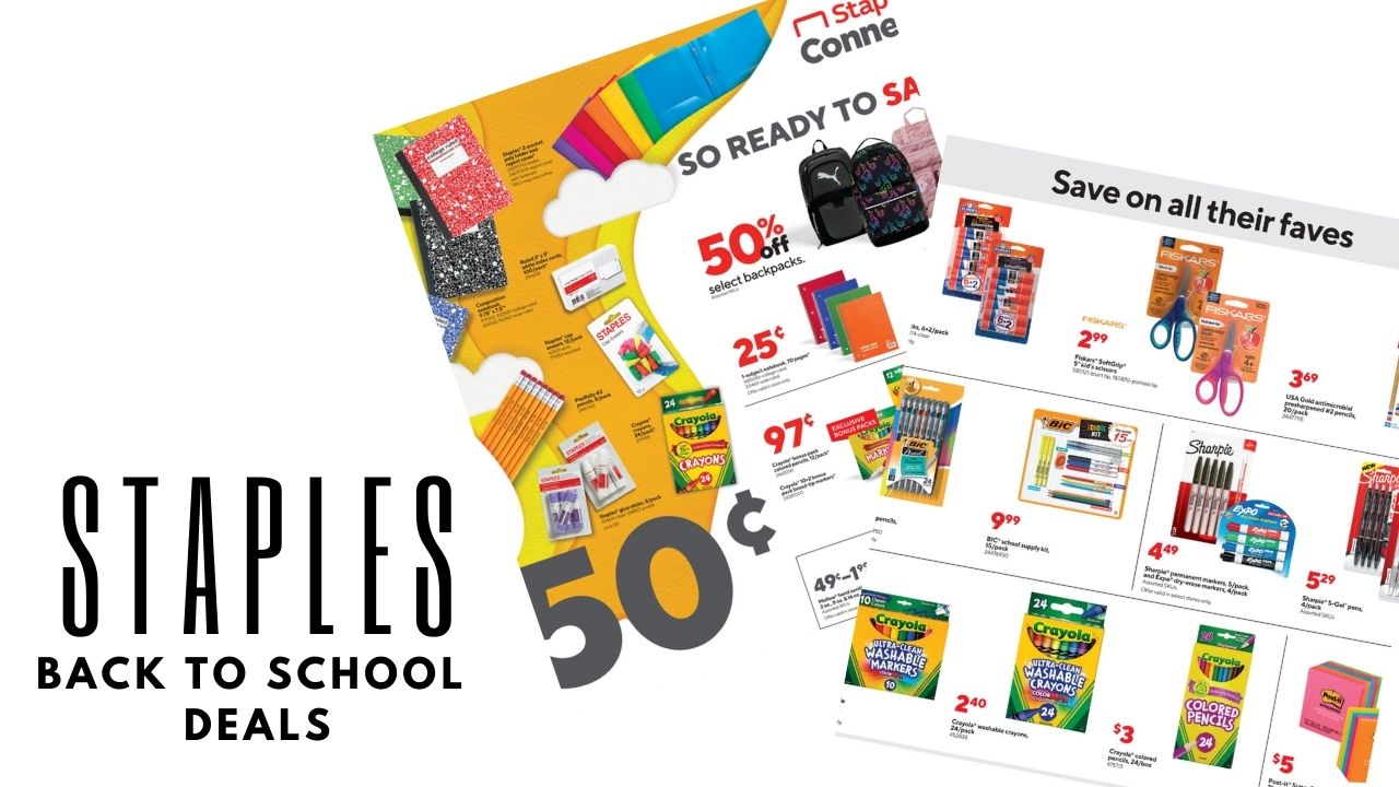 Staples Back To School Sale 2025