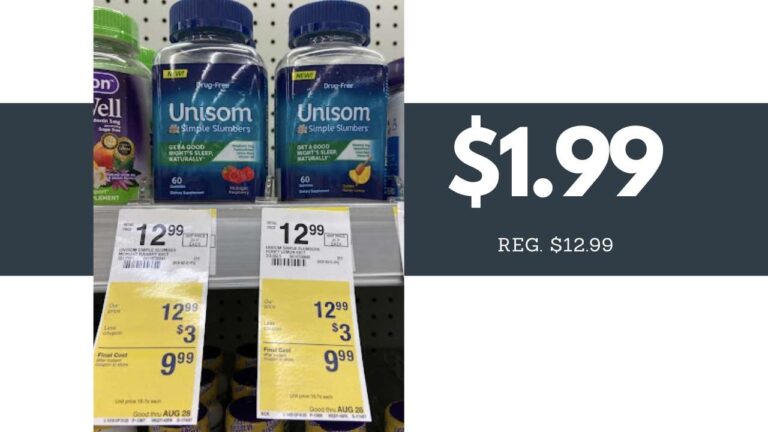 Unisom Coupon Print Today for 85 off Melatonin at Walgreens
