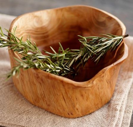 small wooden bowl