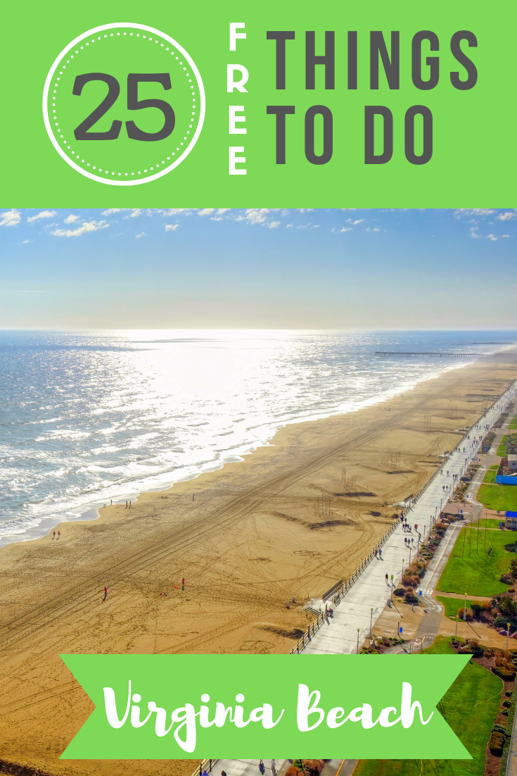 Headed to the East Coast this summer? Check out this list of 25 free things to do in Virginia Beach, from museums to wildlife viewing!