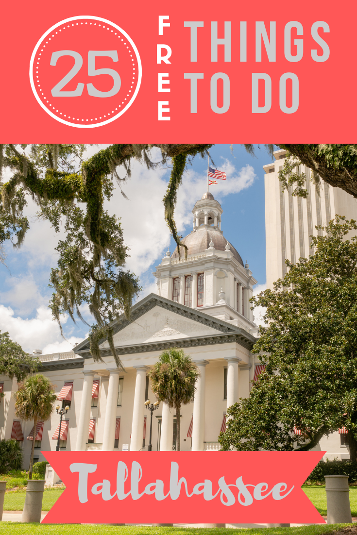 Planning to visit the Florida Panhandle in the near future? Check out this list of 25 cheap or free things to do in Tallahassee!