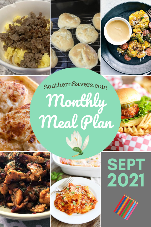 September is here, and that means a new monthly meal plan. Here is a real life look at what our family will be eating this month!