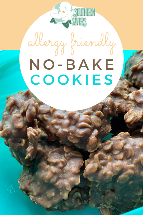 Not only are these no bake cookies frugal and easy, but they can be easily adjusted to accomodate dairy and nut allergies. Plus, they're delicious!