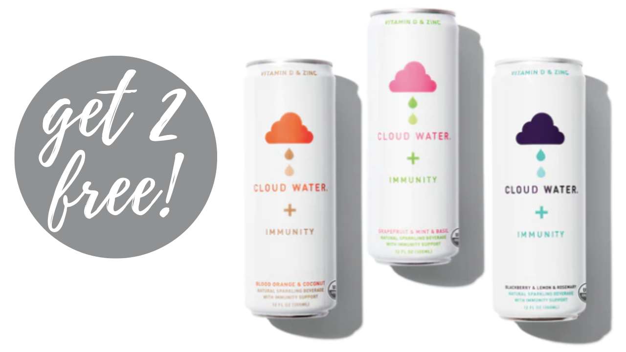 2 FREE Cloud Immunity Sparkling Waters With Aisle Ibotta Mobile 