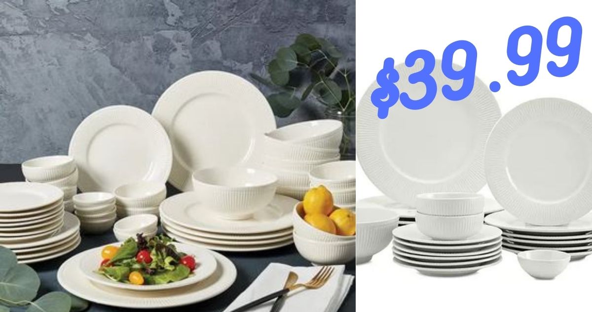 Tabletops Unlimited Dinnerware Sets for 39.99 Southern Savers
