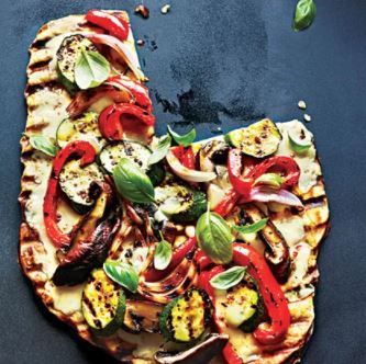 grilled veggie pizza