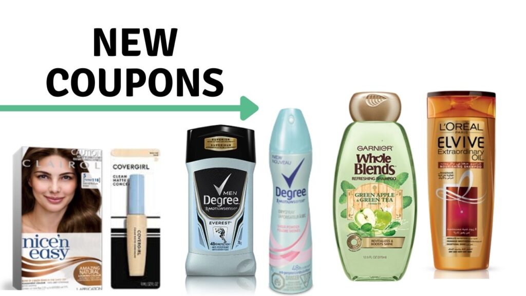 17 New Coupons CoverGirl, L'Oreal, Degree & Garnier Southern Savers