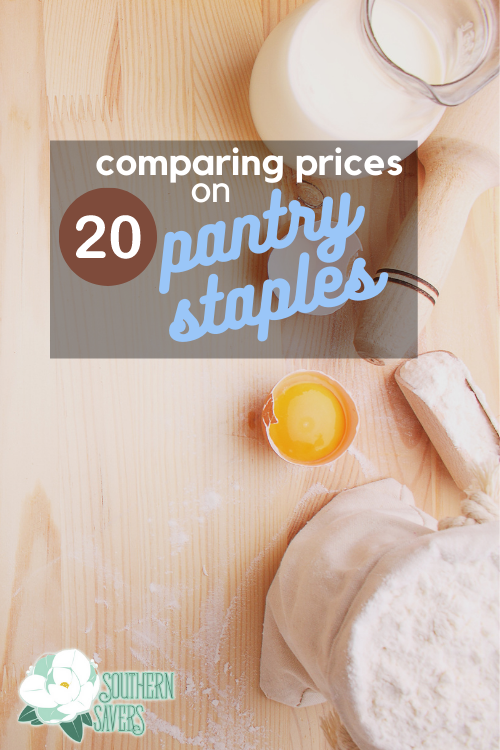 Pantry staples don't go on sale as much as other items, so it's worth figuring out where you can get them the cheapest. Here's how 5 top stores compare!