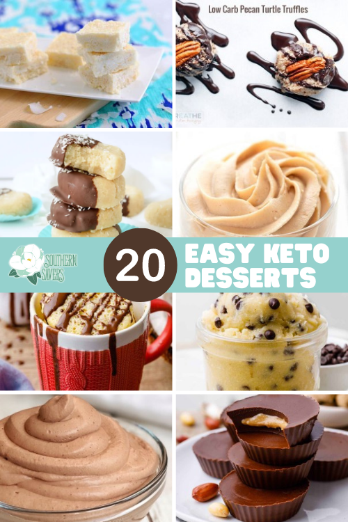 Just because you're eating low carb doesn't mean you can't have treats! Here are 20 easy keto desserts to satisfy your sweet tooth.