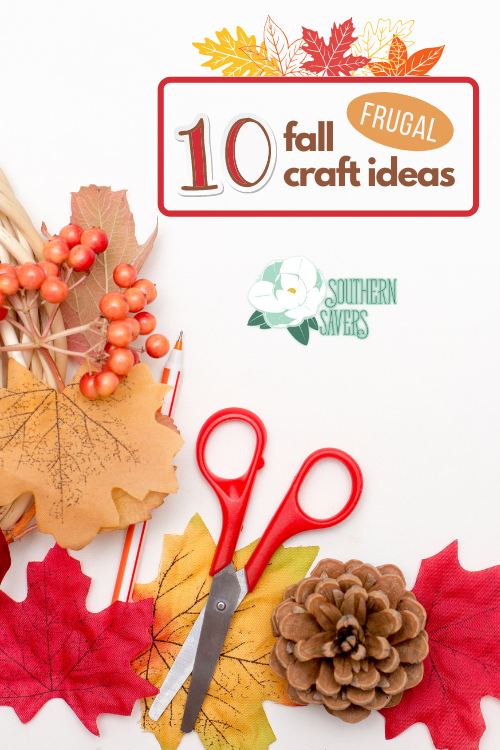 Gather supplies from around your house and sit down with your kids to make something fun for fall. Here are 10 frugal fall craft ideas!