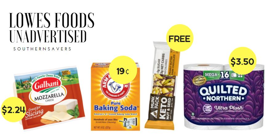 lowes foods unadvertised