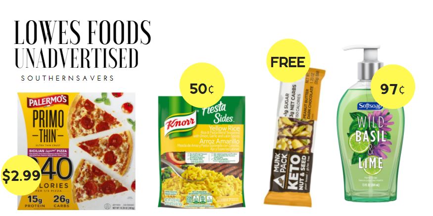 lowes foods unadvertised