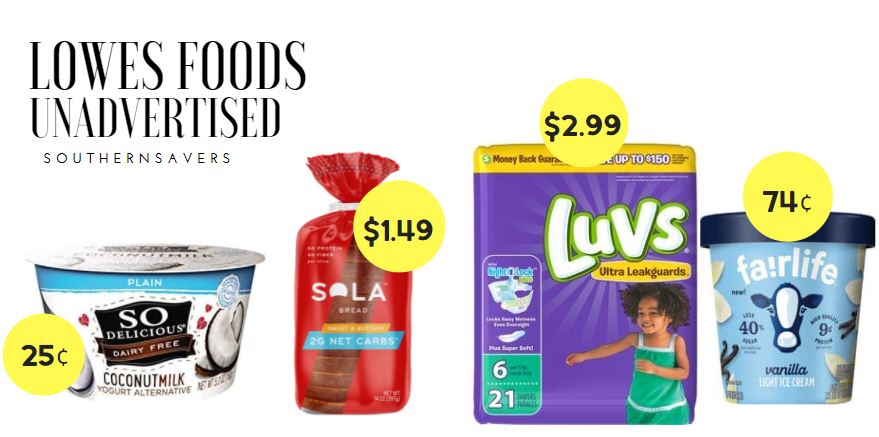 lowes foods unadvertised