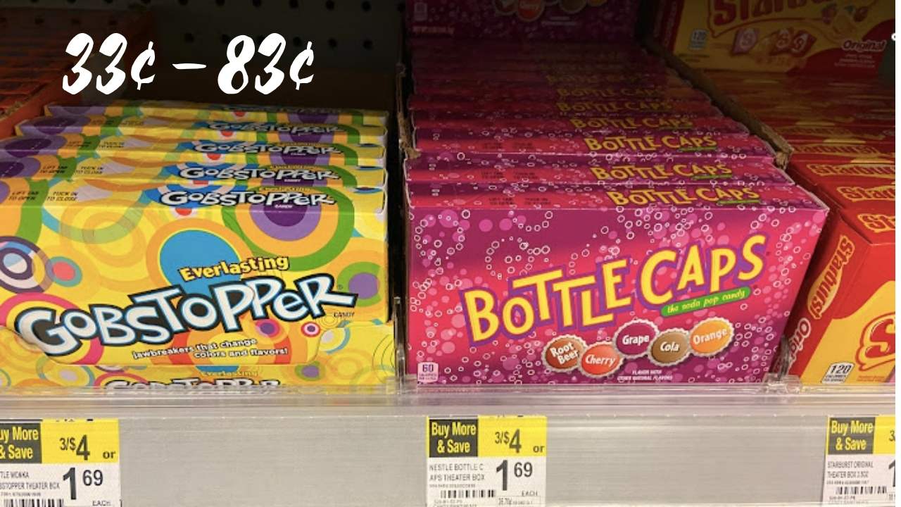 33¢ 83¢ Theater Box Candy Walgreens Deal Southern Savers