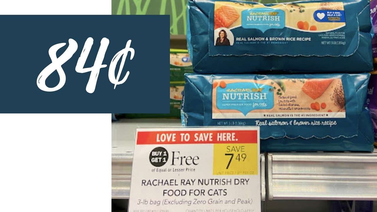 Rachael Ray Nutrish Cat Food for 84¢ Southern Savers