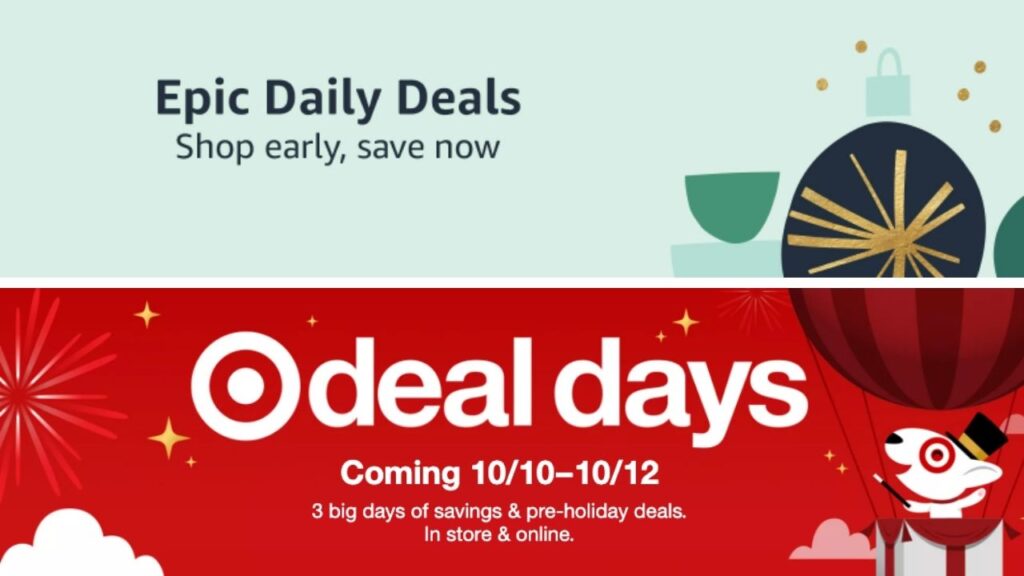Get Ready for Big Savings Target Deal Days & Amazon Epic Deals