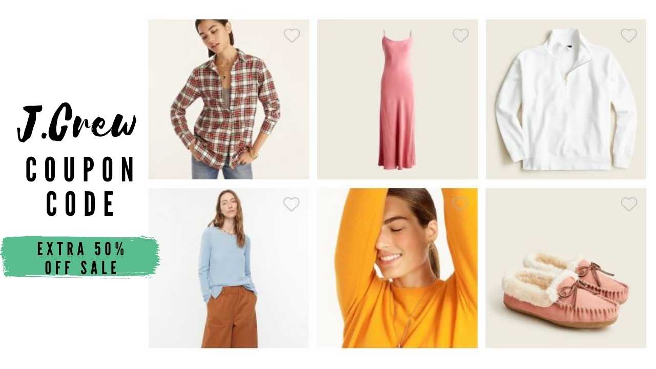 J.Crew Coupon Code Extra 50 Off Sale + Free Shipping Southern Savers