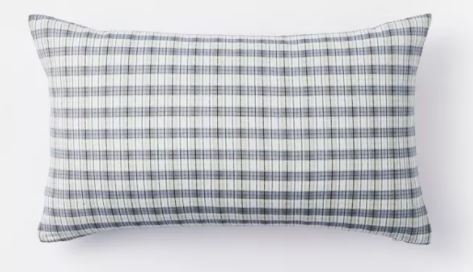 plaid pillow