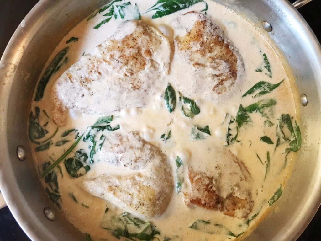 Frugal Recipe Creamy Spinach Chicken Southern Savers