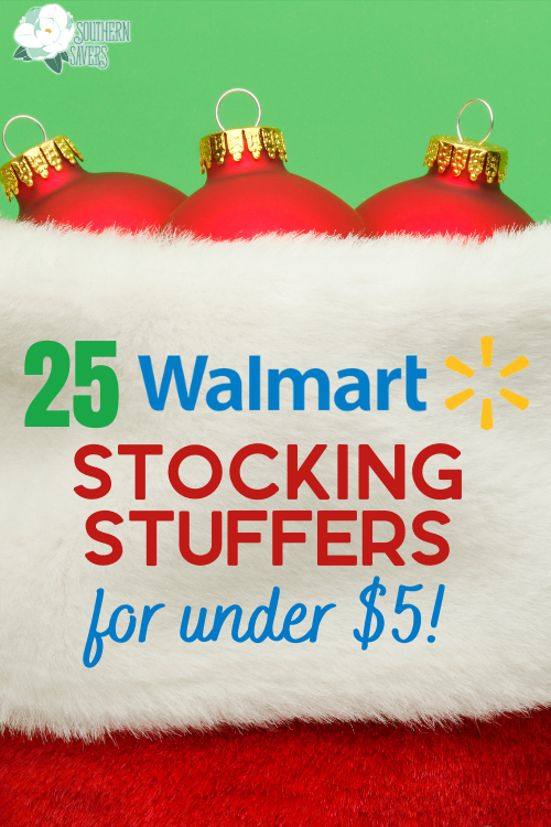 If you're filling stockings for lots of people, it can get expensive! Here are 25 Walmart stocking stuffers, all for under $5!