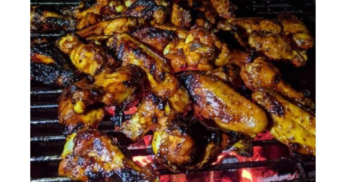 grilled chicken wings