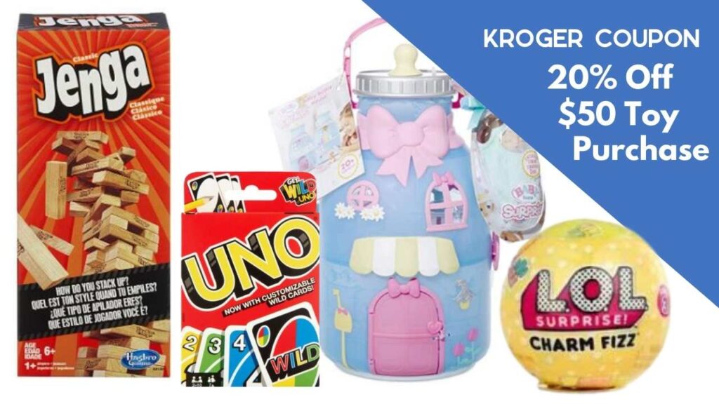 Kroger Coupon 20 Off 50 Toy Purchase Southern Savers