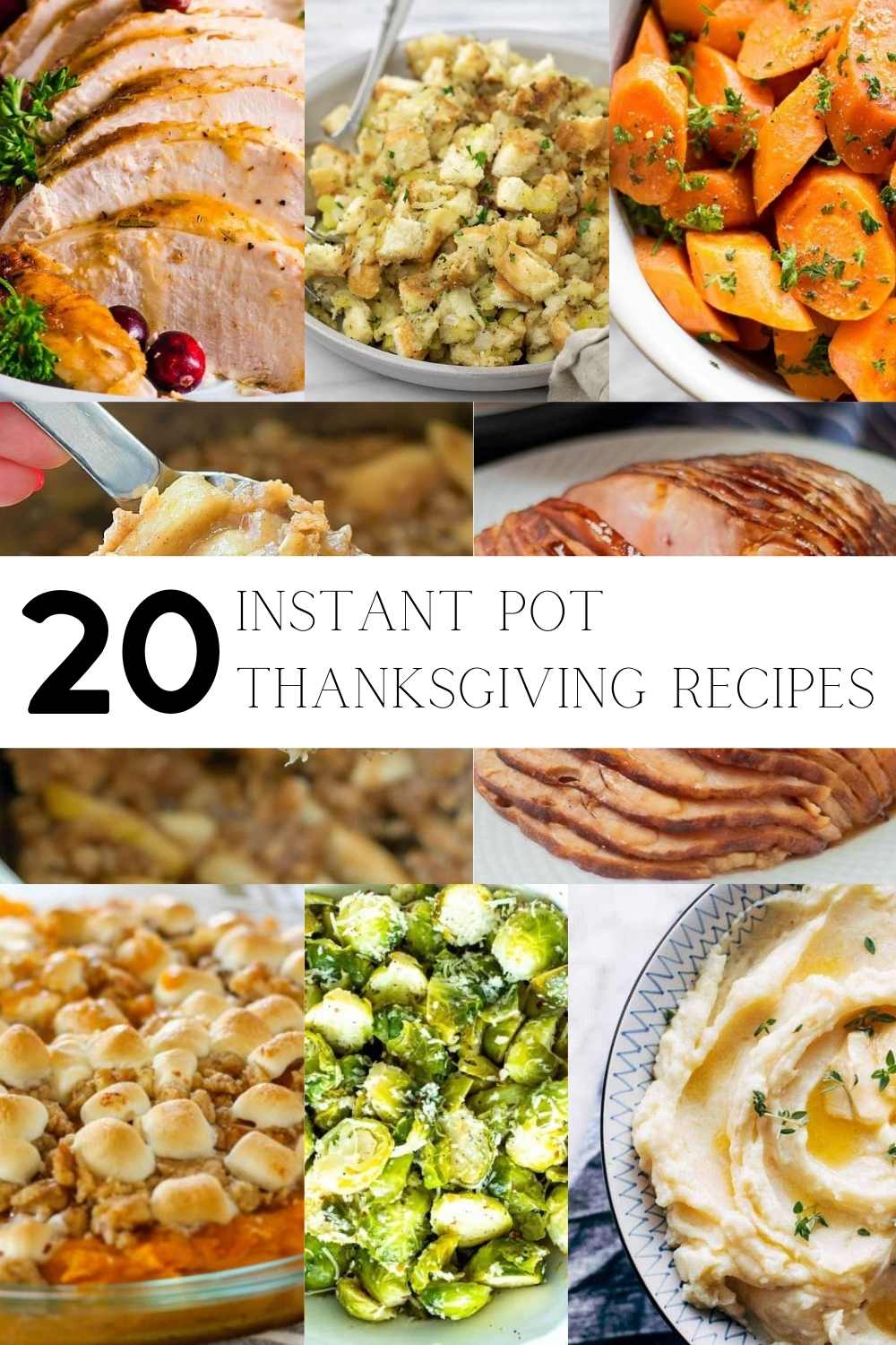 Save some space in your oven by using these Instant Pot Thanksgiving recipes! You can use the appliance to make main dishes, side dishes, and desserts.